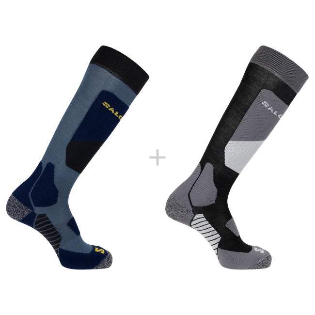 Чорапи Salomon 2-Pack Performance Ski Socks Сиво | LC2377800, 0