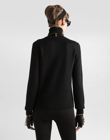Пуловер Dolce & Gabbana Dolce & Gabbana Wool Turtleneck Pullover Черно | FXW13ZJCVXNN0000, 2