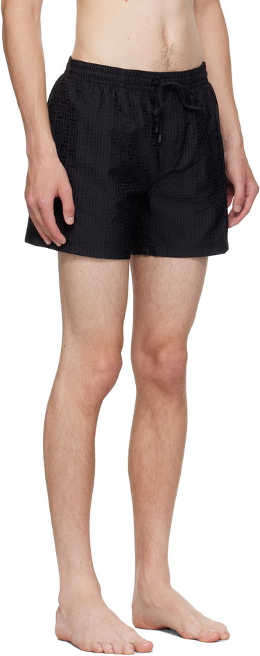 Бански Balmain Balmain Monogram Swim Shorts Бежово | BWB641500, 4