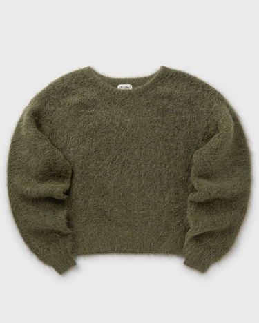 Пуловер American Vintage Niby Fuzzy Knit Pullover Зелено | NIB18AH25-KAKI, 2