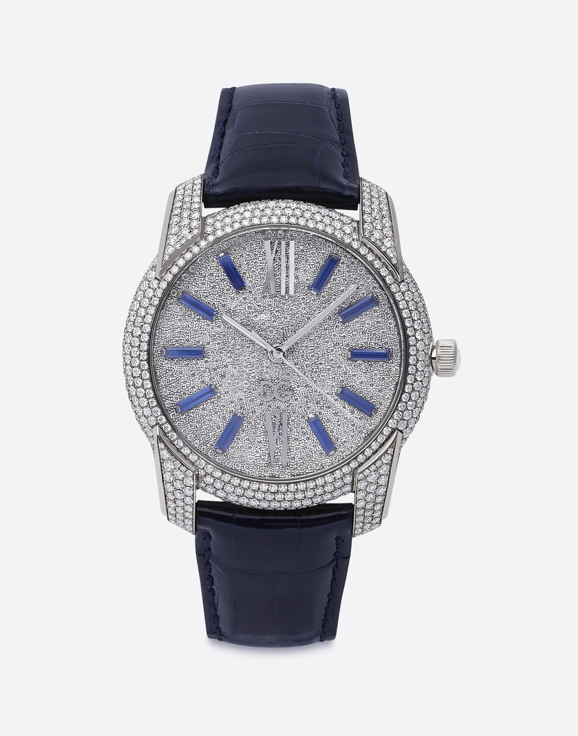 Часовник Dolce & Gabbana Diamond Pavé Watch Сиво | WWJE1GXPI02B0321