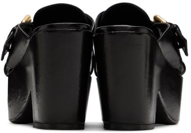 Облекло BY FAR BY FAR Lenka Platform Heeled Sandals Черно | 22SSLNKMBLGLS, 1