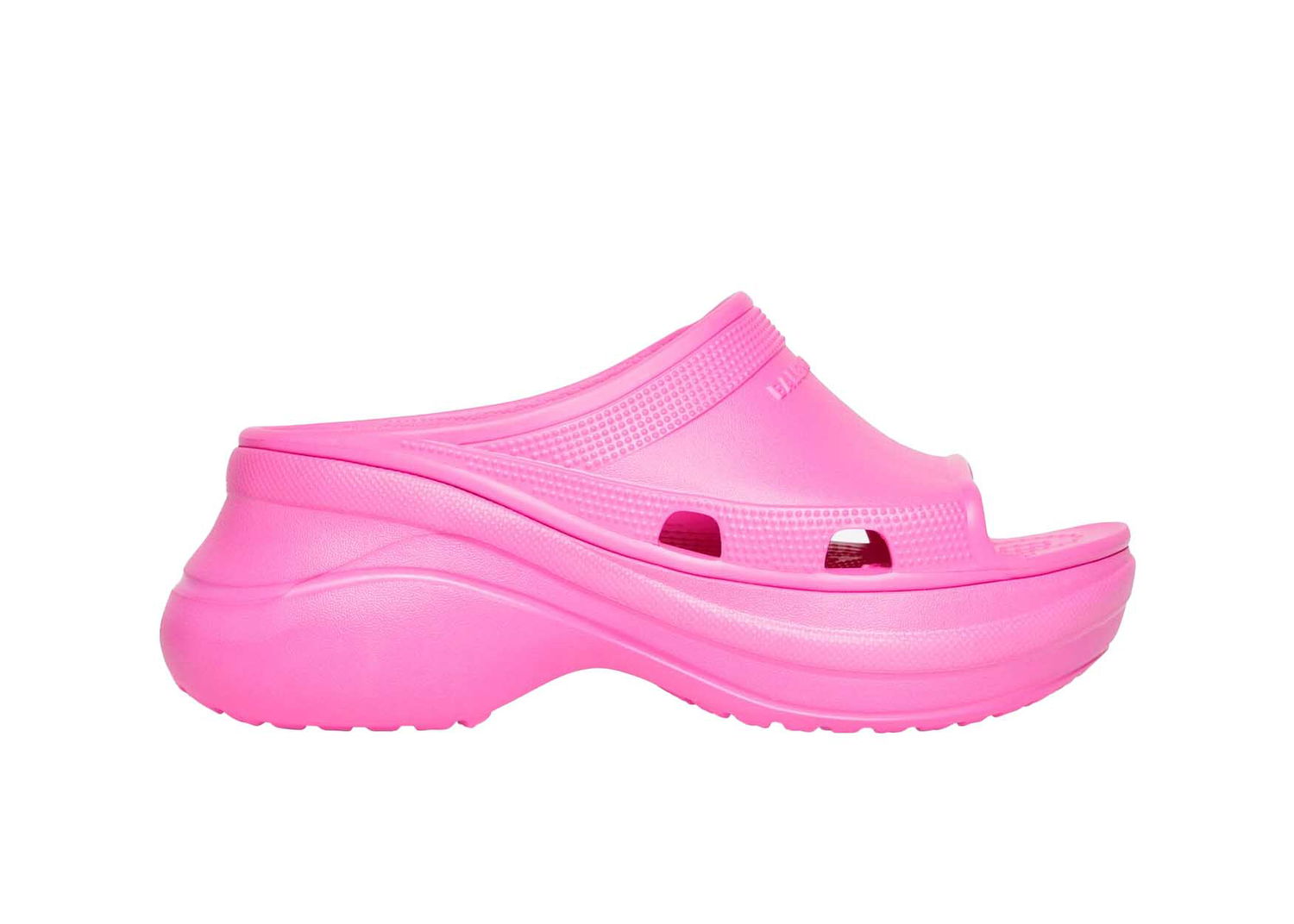 Кецове и обувки Balenciaga Crocs x Pool Slide Sandals Pink W Розово | 677389W1S8E5300, 0