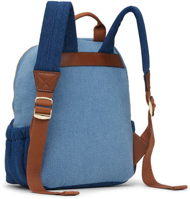 Раница CHLOÉ Chloé Embroidered Denim Backpack Синьо | C20280, 2