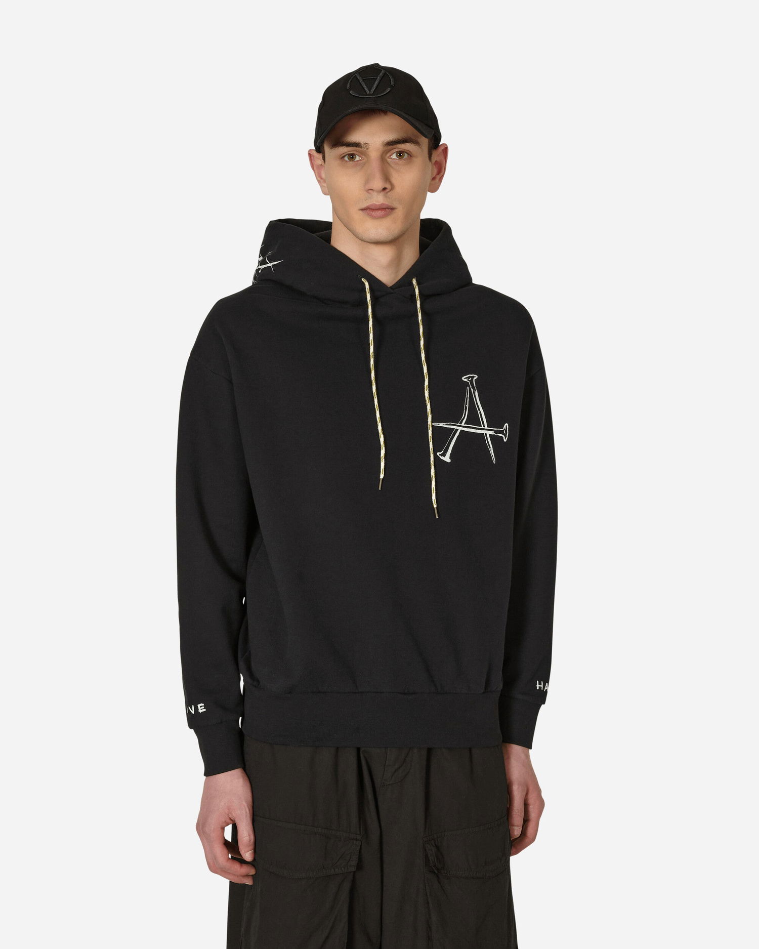 Суитчър Aries Bad Friday Hooded Sweatshirt Черно | STAR20014 BLK, 0
