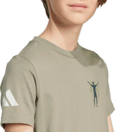 Тениска adidas Performance Jude Bellingham Culturewear Kids' T-Shirt Зелено | JY1877, 3