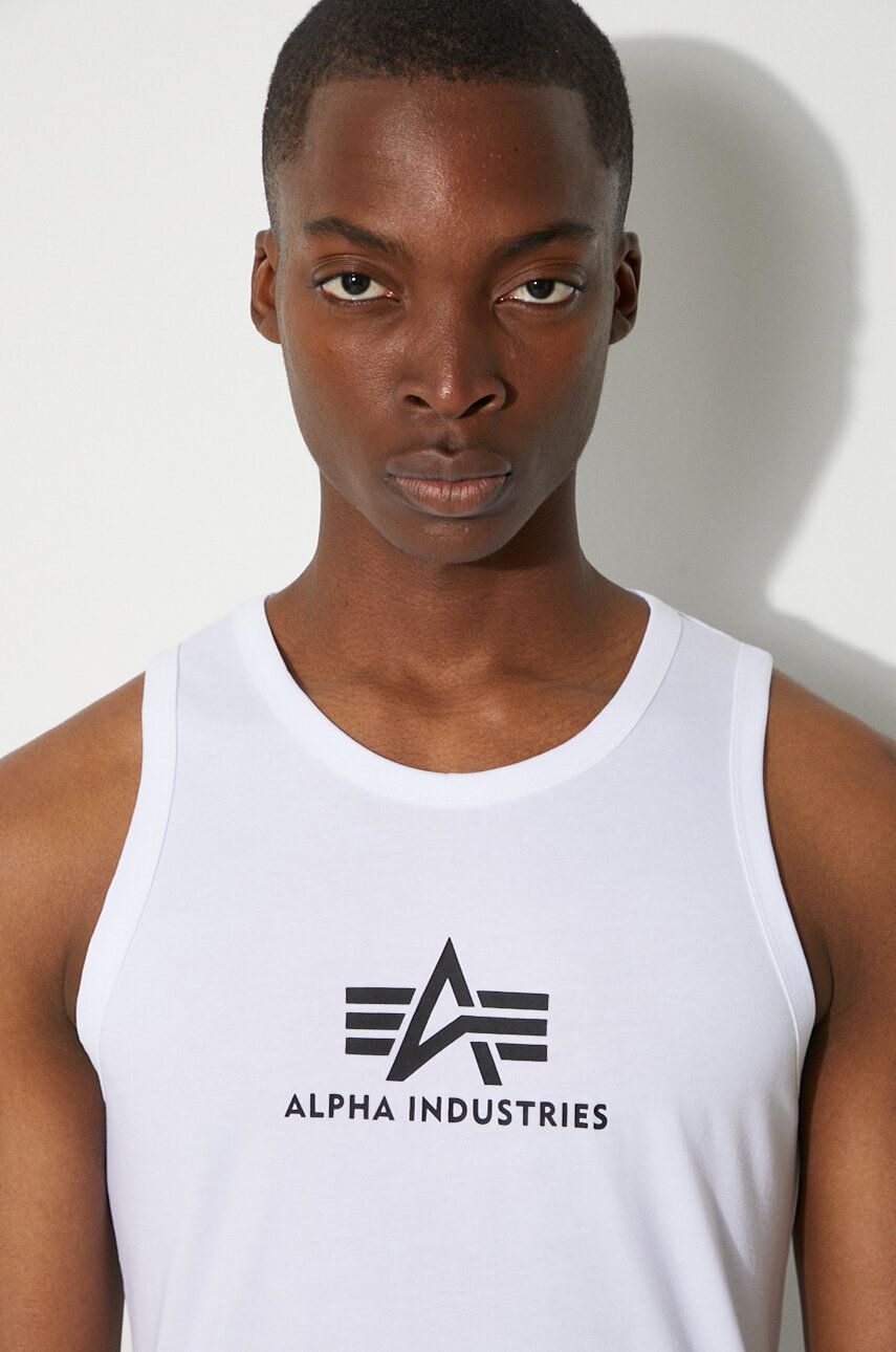 Потник Alpha Industries Logo Print Tank Top Бяло | 126566.09, 0