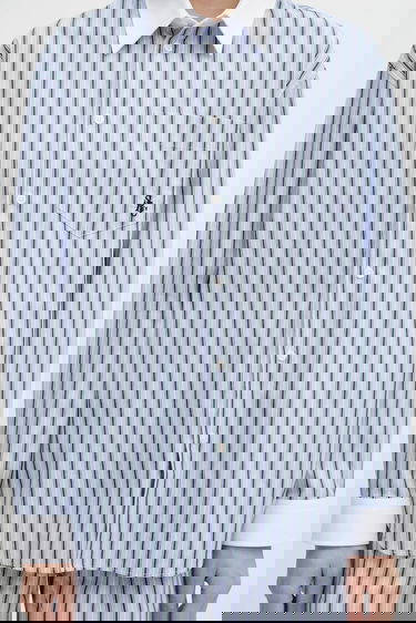 Риза Sporty & Rich Src Oversized Striped Shirt with Classic Collar Многоцветен | SI019621302MU02, 3