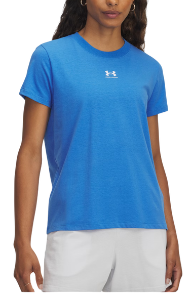 Тениска Under Armour Under Armour Rival Core Short Sleeve T-Shirt Синьо | 1383648-402, 0
