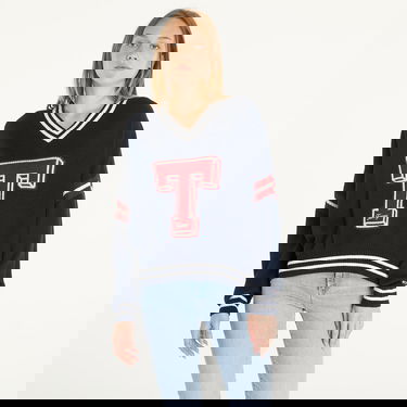 Пуловер Tommy Hilfiger Letterman Sweater Blue Тъмно синьо | DW0DW18519 C1G, 0