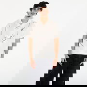 Frances Short Sleeve Cuban Collar Line Art Woven Shirt