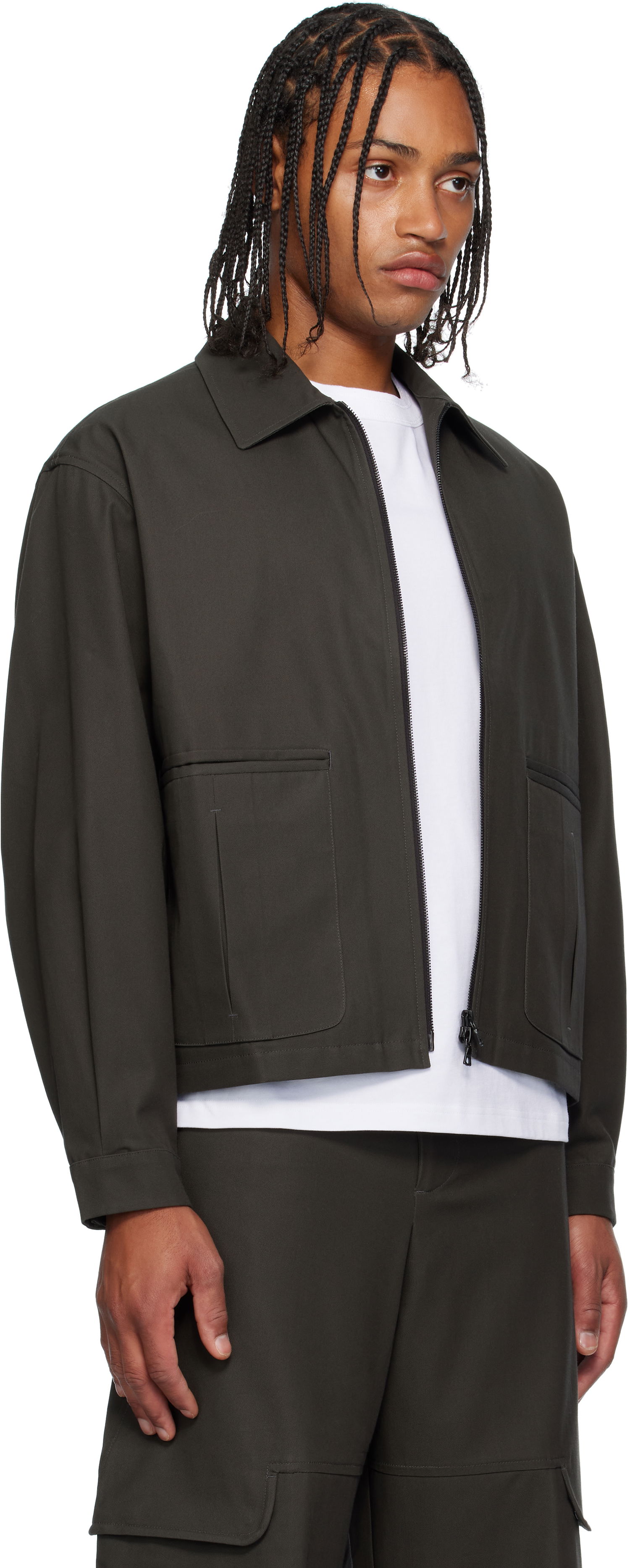 Яке sage NATION Sage Nation Index Cotton Twill Jacket Зелено | S118 INDEX JACKET COTTON TWILL, 1
