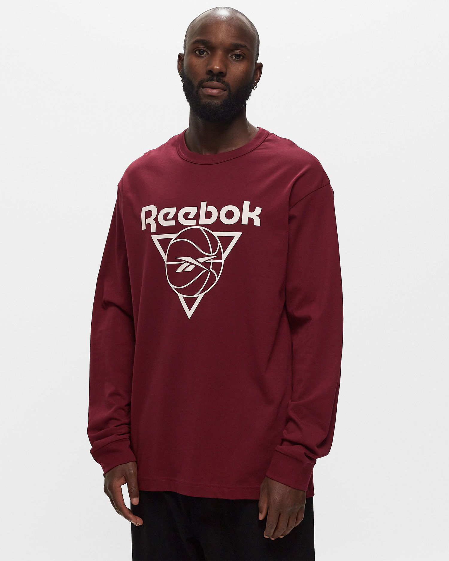 Тениска Reebok BB SEASONAL LS TEE Червено | 100070714, 1