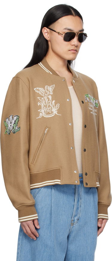 Яке бомбър AMIRI Amiri Garden Bomber Jacket Кафяво | AMOUBB1044, 1
