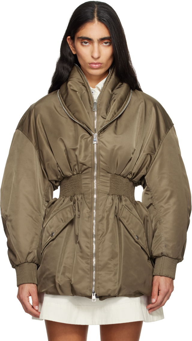 Hourglass Padded Bomber Jacket