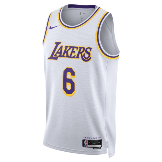 Фланелка Nike Los Angeles Lakers Association Edition 2022/23 Dri-FIT NBA Swingman Jersey - White Бяло | DN2081-100, 1