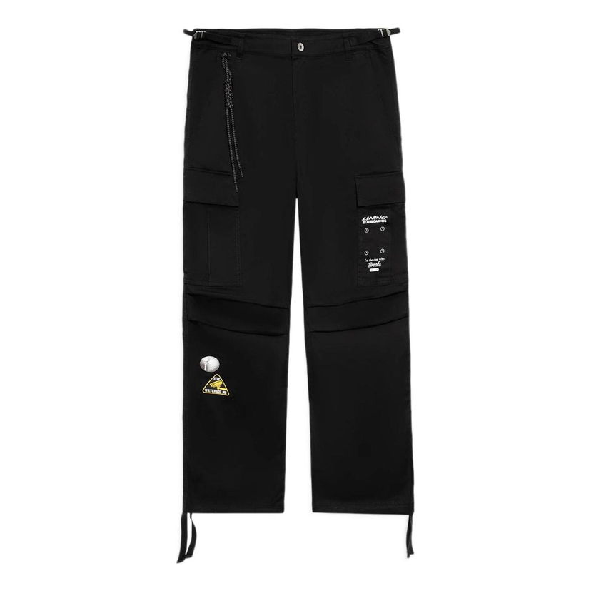 Карго панталони Li-Ning Skateboarding Graphic Cargo Pants Черно | AKXS153-5