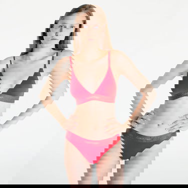 гащички CALVIN KLEIN Monolith Cotton Holiday Bikini Червено | QF7056E 5FJ, 2