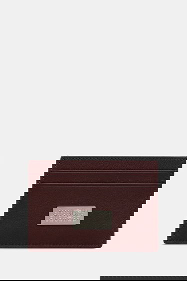 Портфейл Maison Margiela MM6 Maison Margiela Leather Card Holder Бургунди | SA5UI0026.P8332.T5016, 0