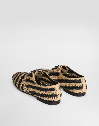 Аксесоари Dolce & Gabbana Dolce & Gabbana Woven Raffia Derby Shoes Бежово | A10872A9M098B965, 2