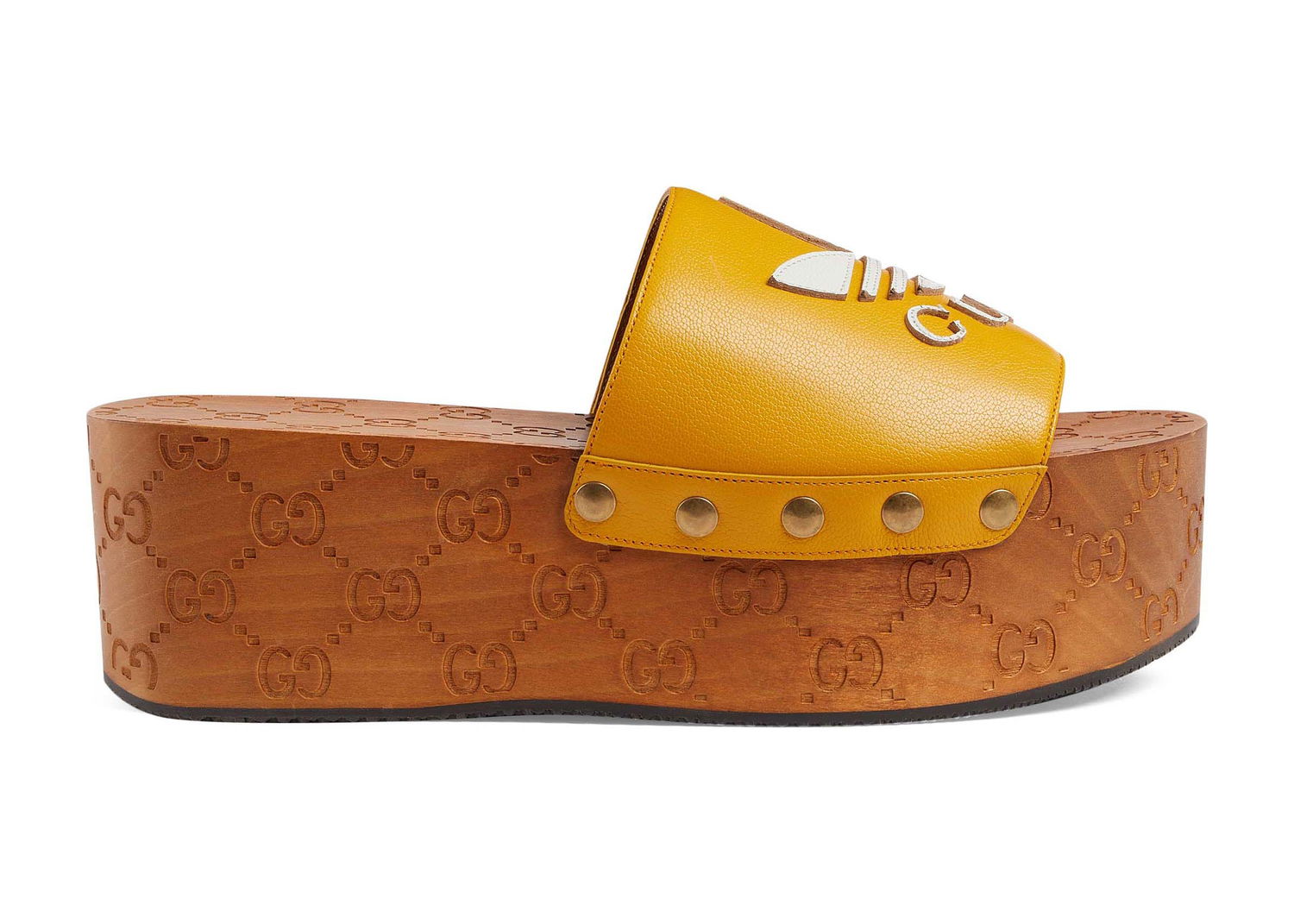 Кецове и обувки Gucci adidas x GG Clog Yellow W Жълто | 707286 D3VF0 7660, 0
