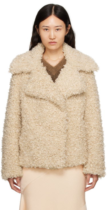 Яке Stella McCartney Teddy Faux-Shearling Jacket Бежово | 6600523CU902, 0