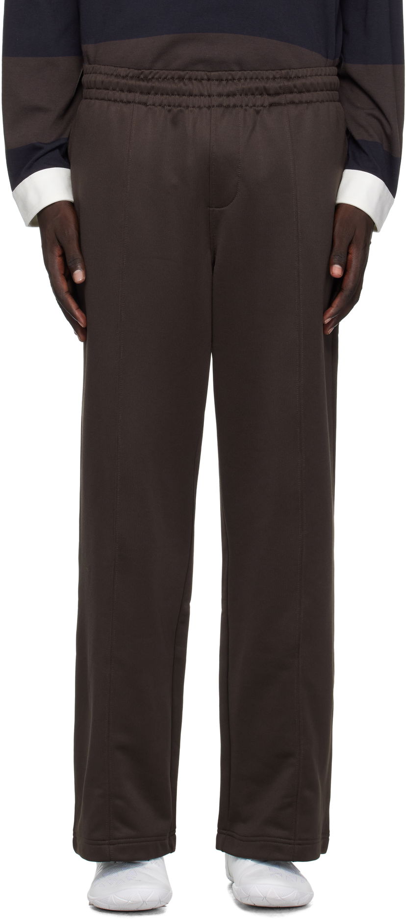 Спортни панталони Lacoste Lacoste Loose Fit Fleece Sweatpants Кафяво | XH5889_SKB