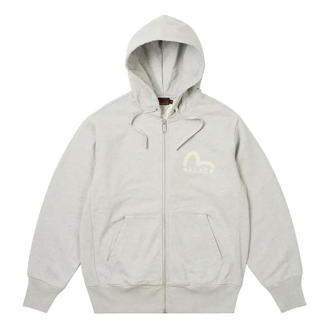 Суитчър Palace Evisu Zip Hoodie Сиво | 2ESPAM4SW1150OSFLGRYH, 0