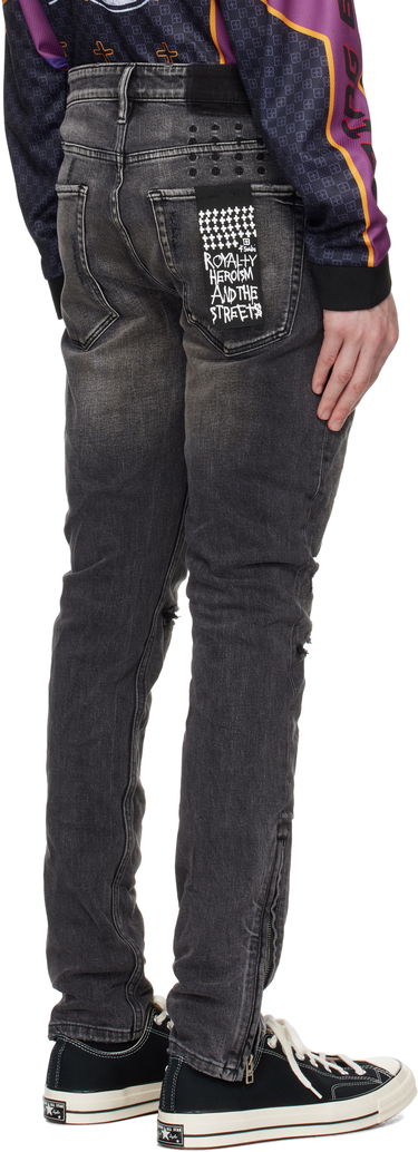 Дънки Ksubi Ksubi Van Winkle Distressed Slim Jeans Черно | MSP25DJ019, 2