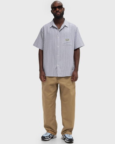 Риза Butter Goods Hickory Striped Short Sleeve Shirt Синьо | P20447, 1