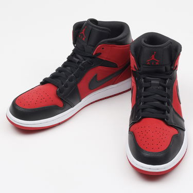 Кецове и обувки Jordan Air Jordan 1 Mid "Reverse Banned" Червено | 554724-610, 2
