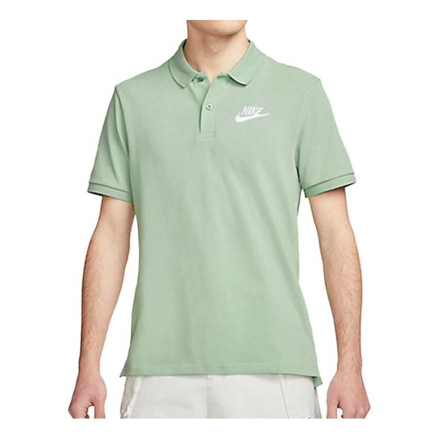 Поло тениска Nike Logo Polo Shirt Зелено | 909747-006, 0