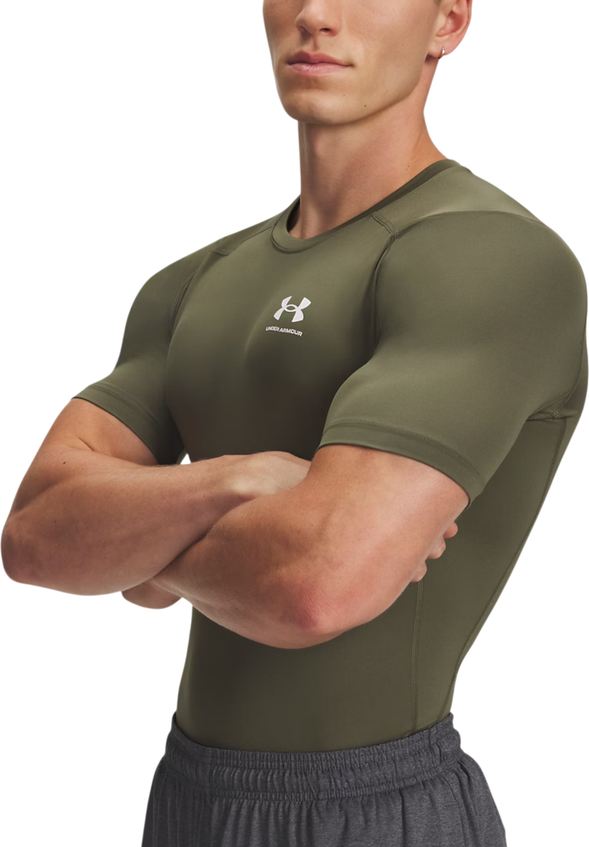 Тениска Under Armour HG Armour Comp Short Sleeve Compression T-Shirt Зелено | 1361518-391, 0