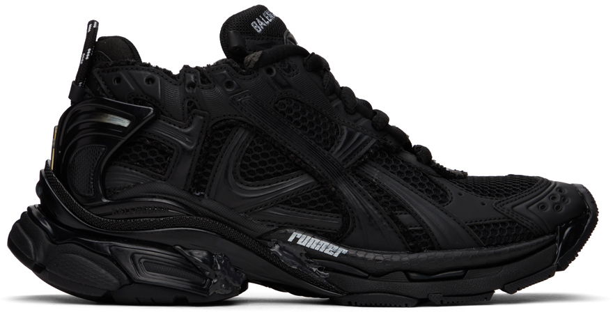 Кецове и обувки Balenciaga Runner "Black" Черно | 772774-W3RBT-1000, 0