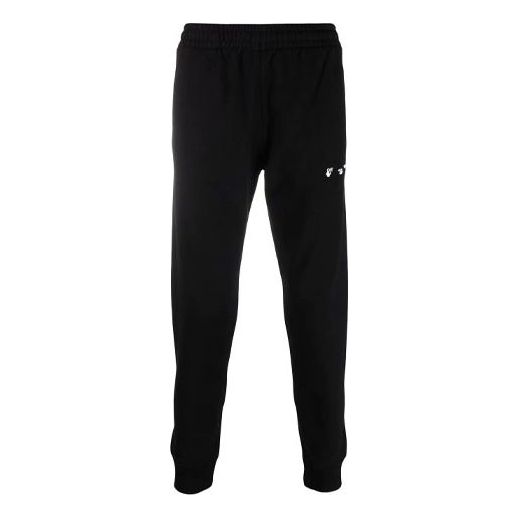 Панталони Off-White Off-White Logo Sweatpants Черно | OMCH035F21FLE0011001