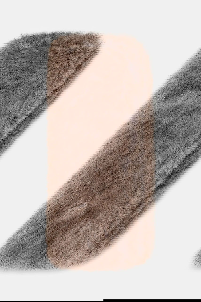 Шал STAND STUDIO Lone Patterned Faux Fur Scarf Кафяво | 66566.9397, 1