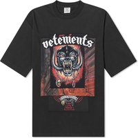 Тениска VETEMENTS Motorhead Patched T-Shirt Черно | UE64TR390B, 1