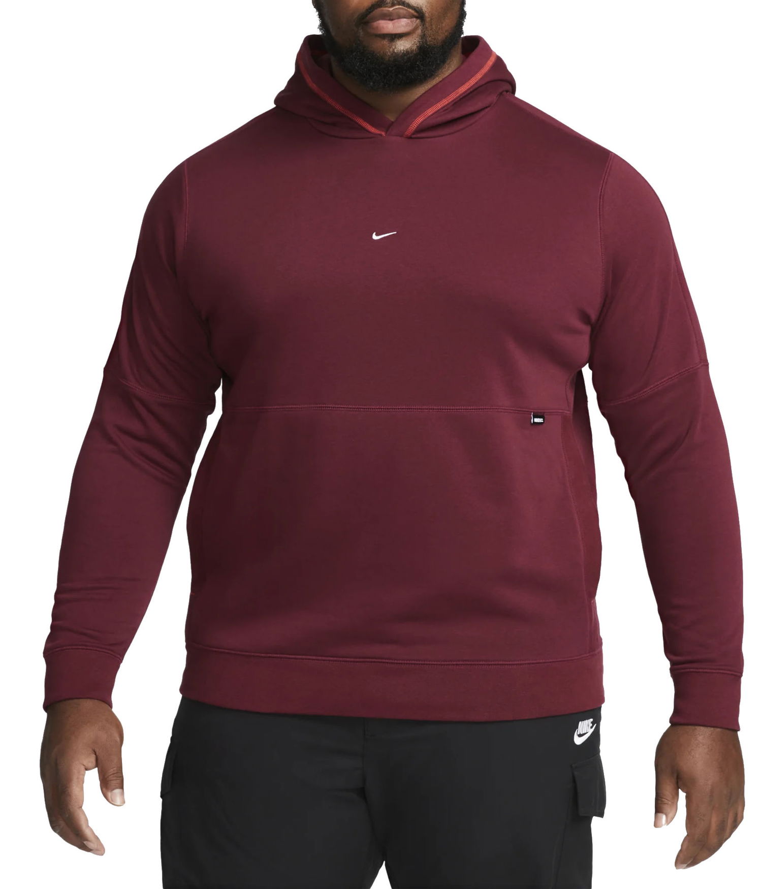 Суитчър Nike Fleece Football Hoodie Бургунди | DC9024-638, 0