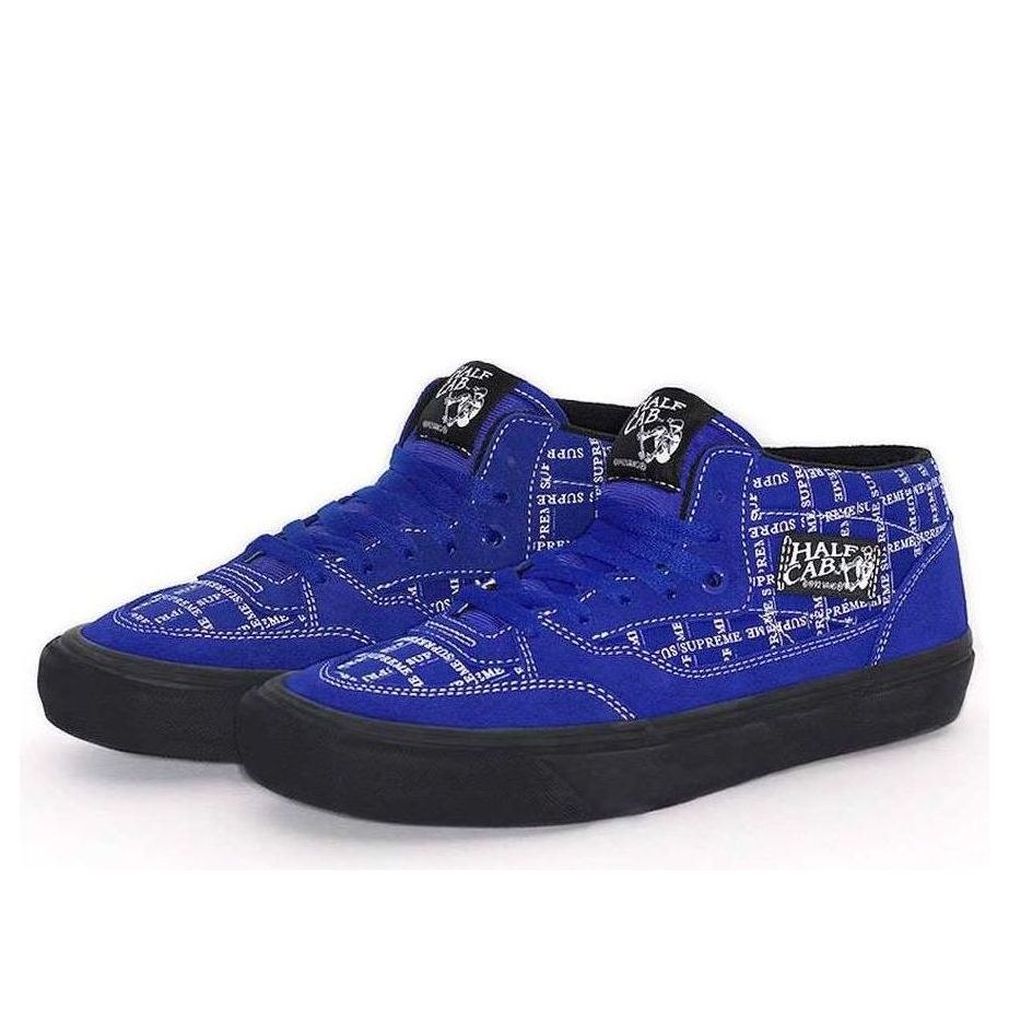 Кецове и обувки Vans Half Cab X Supreme Синьо | SUPVA20AWHCBL, 0