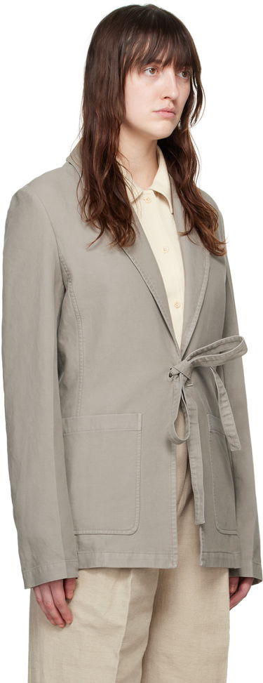 Яке TOTEME Tie-Front Blazer Зелено | 243-WRZ0042-FB0189, 1