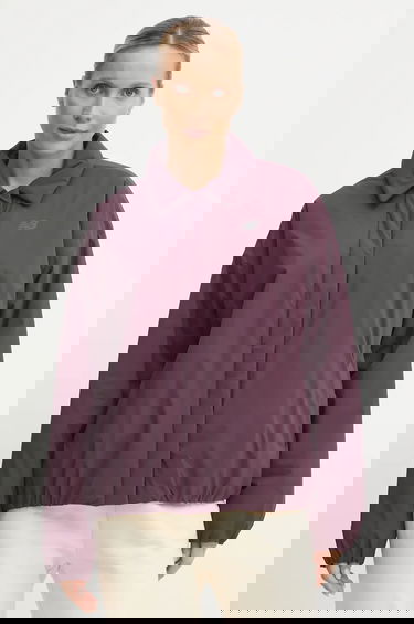 Яке New Balance Transitional Collared Button-Front Jacket Лилаво | WJ43506PLN, 0