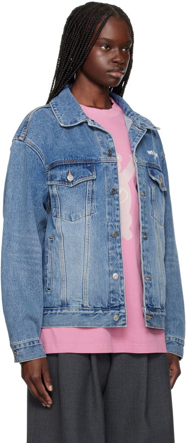 Яке We11done We11done Faded Denim Jacket Синьо | WD-DJ1-23-913-U-BL, 4