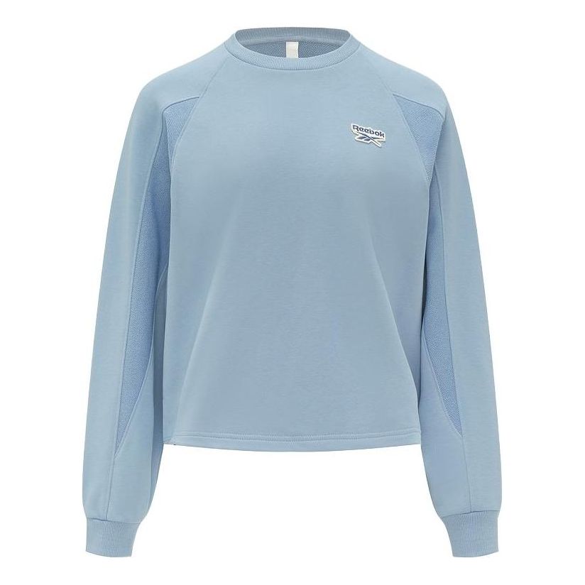Пуловер Reebok Round Neck Loose Pullover Синьо | 23FRC304WGB4