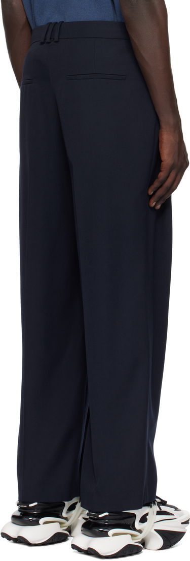 Панталони Balmain Balmain Pleated Trousers Тъмно синьо | EH1PQ305WC09, 2