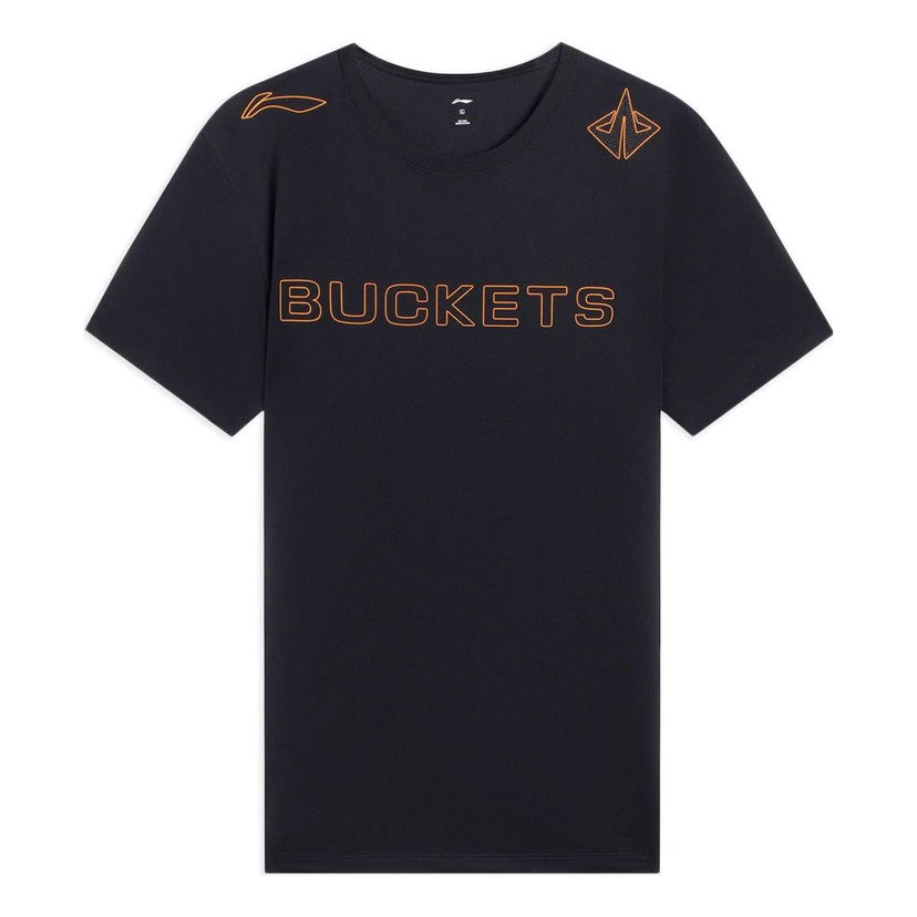 Тениска Li-Ning Hoops Buckets Graphic T-Shirt Черно | ATSS585-1