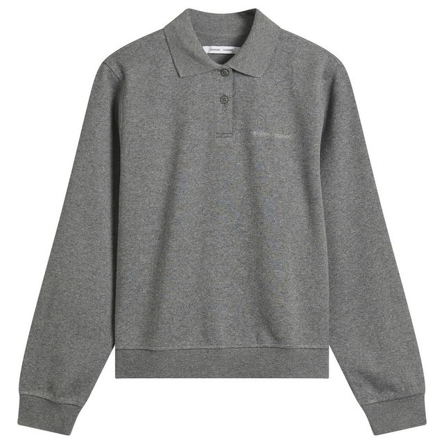 Sadory Long Sleeve Polo Top