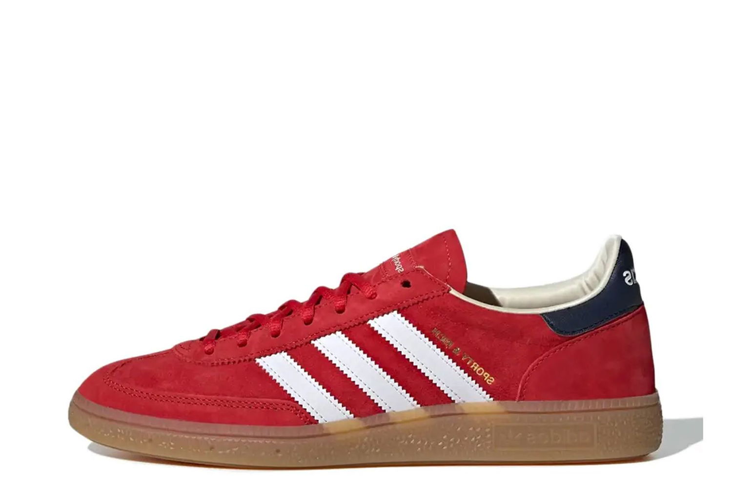 Кецове и обувки adidas Originals Sporty & Rich x Handball Spezial "Red - Olympic" Червено | IH8337, 1