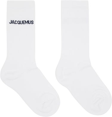 Чорапи Jacquemus Les Classiques 'The Jacquemus' Socks Бяло | 21HACU00003AY00001, 0
