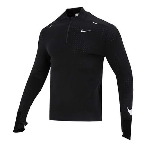 Фланелка Nike Element Repel Long Sleeve Running Shirt Черно | FD4064-010