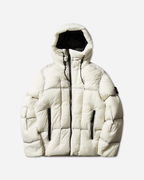 Seam Faded Light Nylon Tela Down Jacket